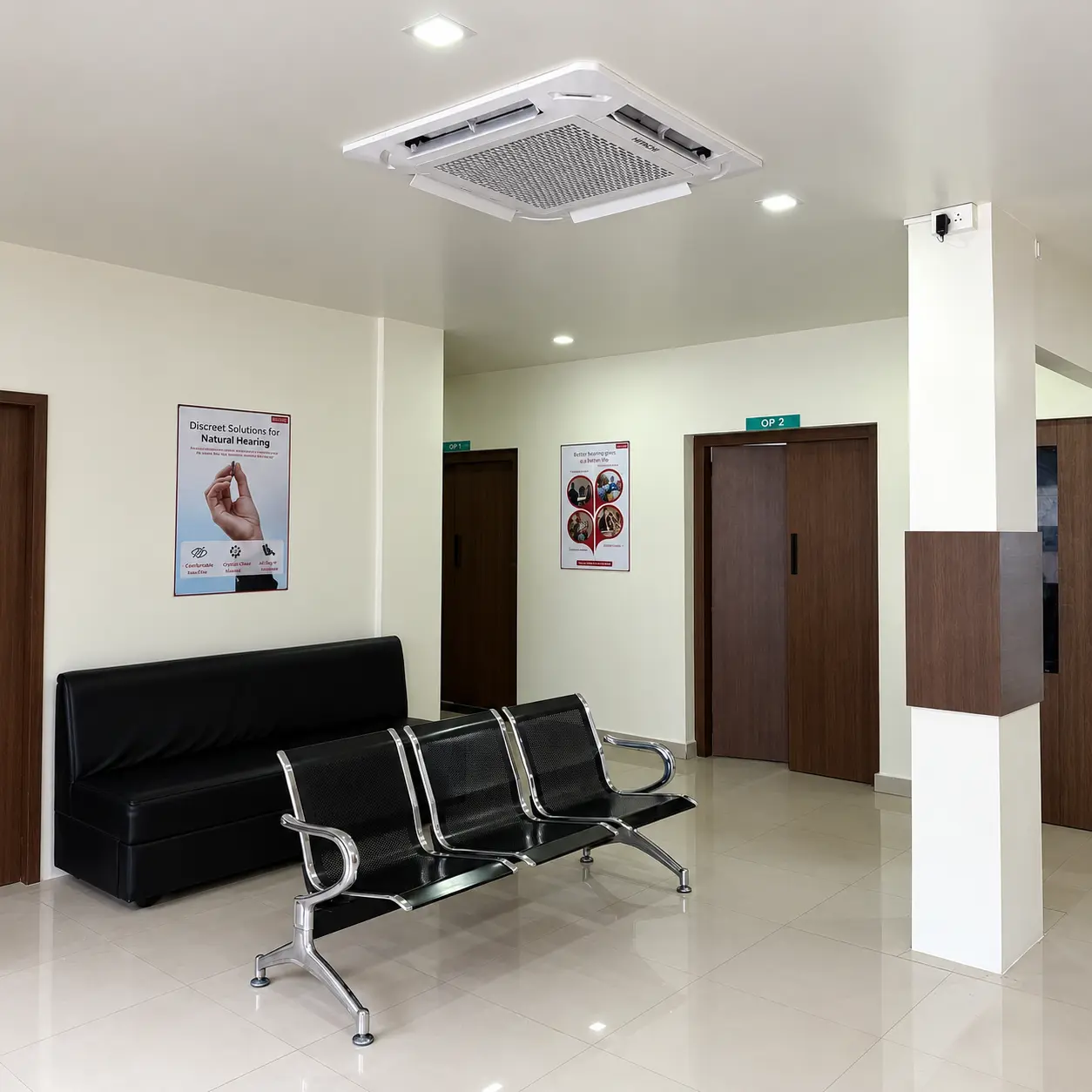 Modern Clinic Waiting Area